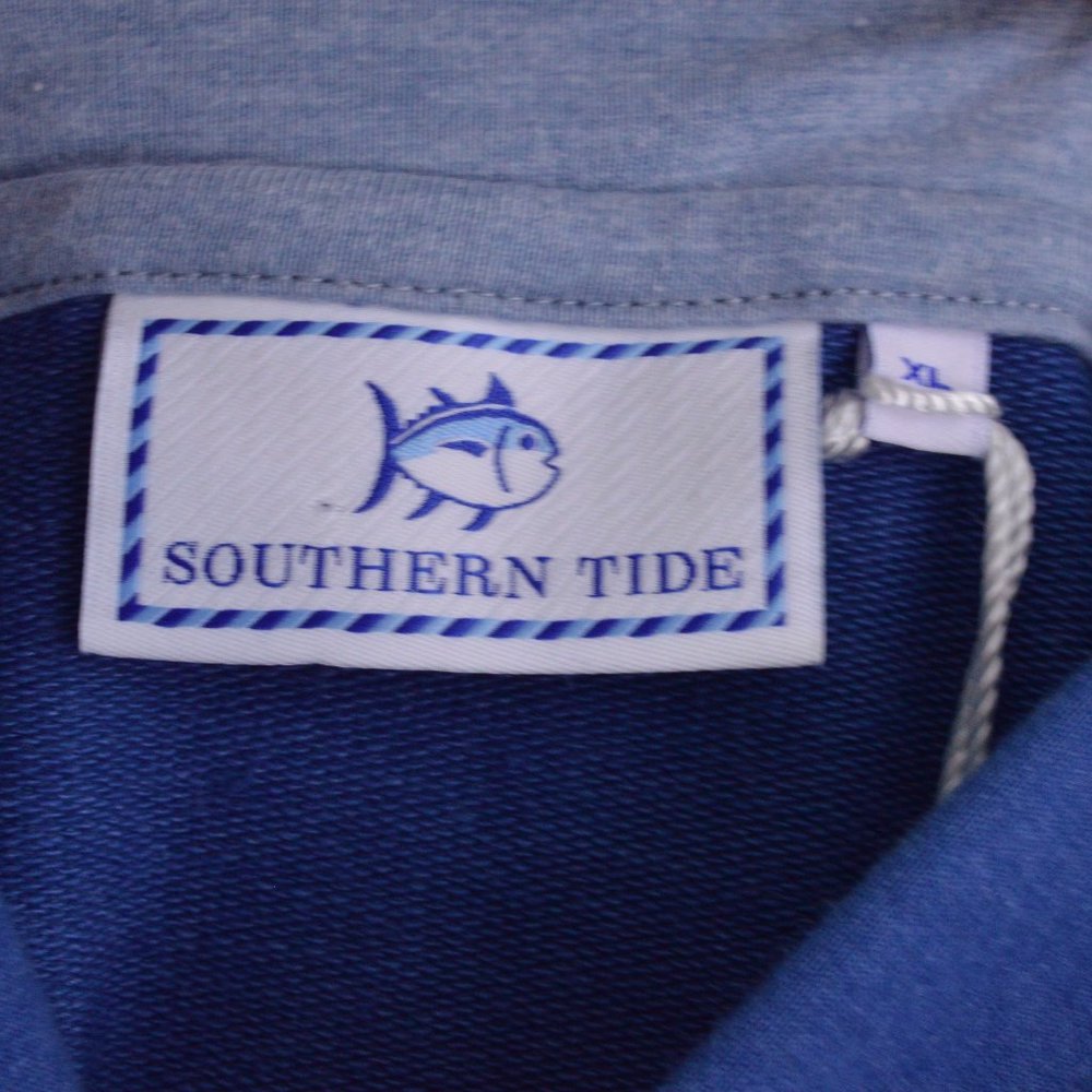 NEW Southern Tide Mens Hoodie Pullstring Blue - Picture 6 of 11